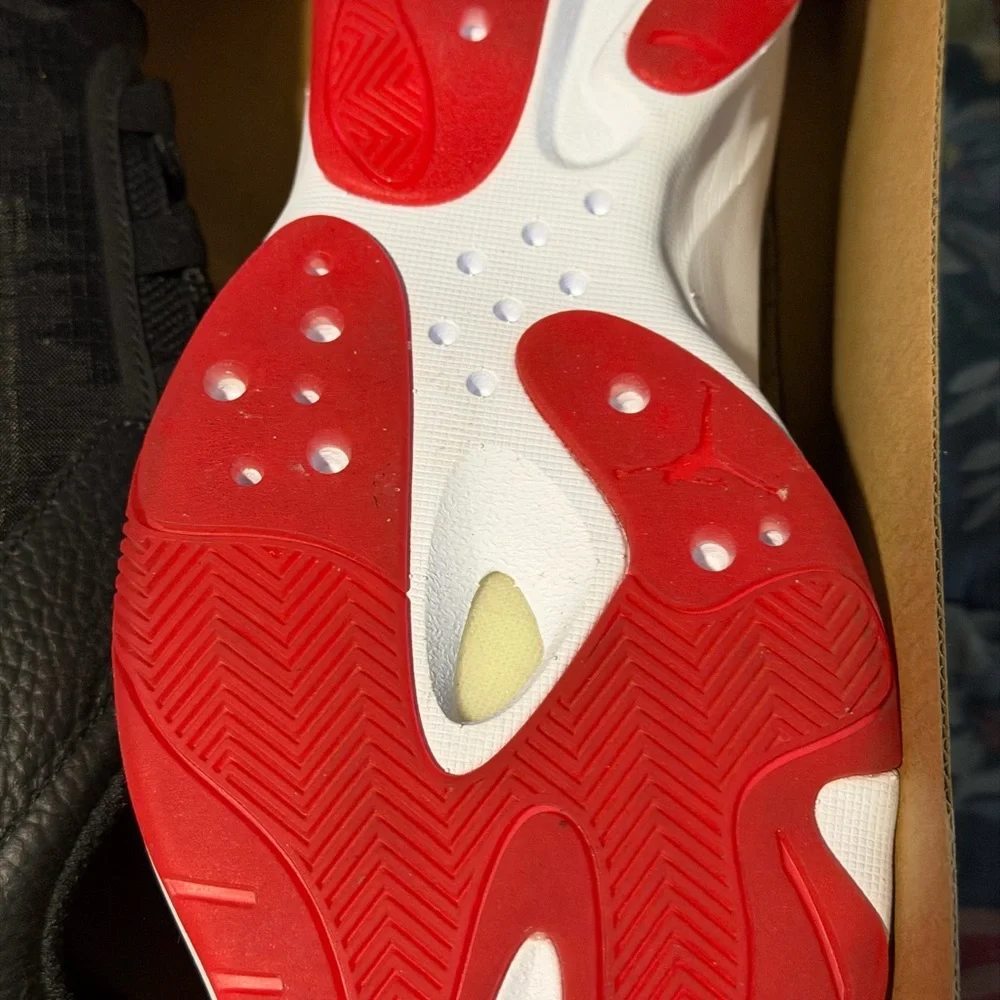 Jordan Black and Red Low-Top Sneakers - Picture 2 of 3